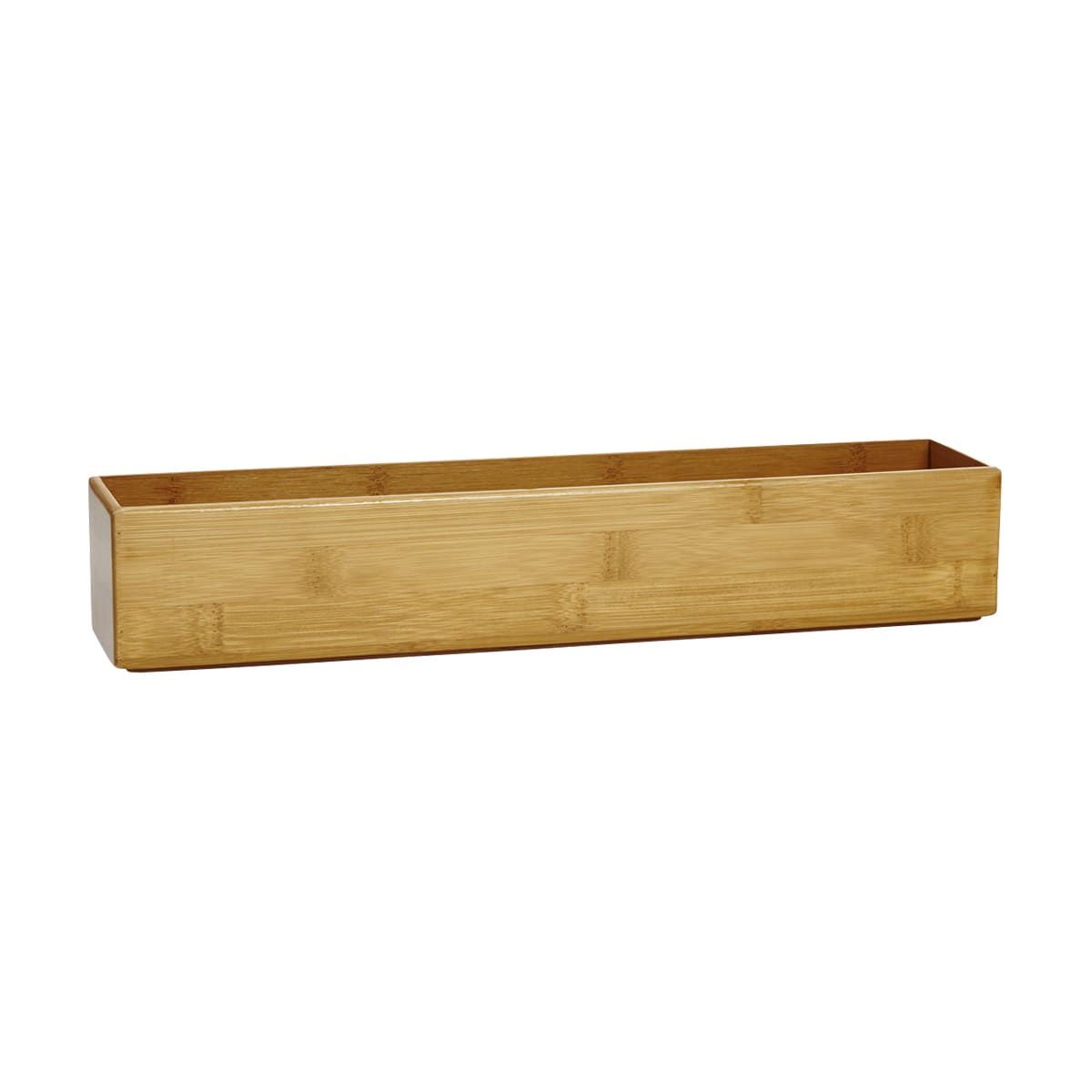 Large & Narrow Bamboo Drawer Tidy