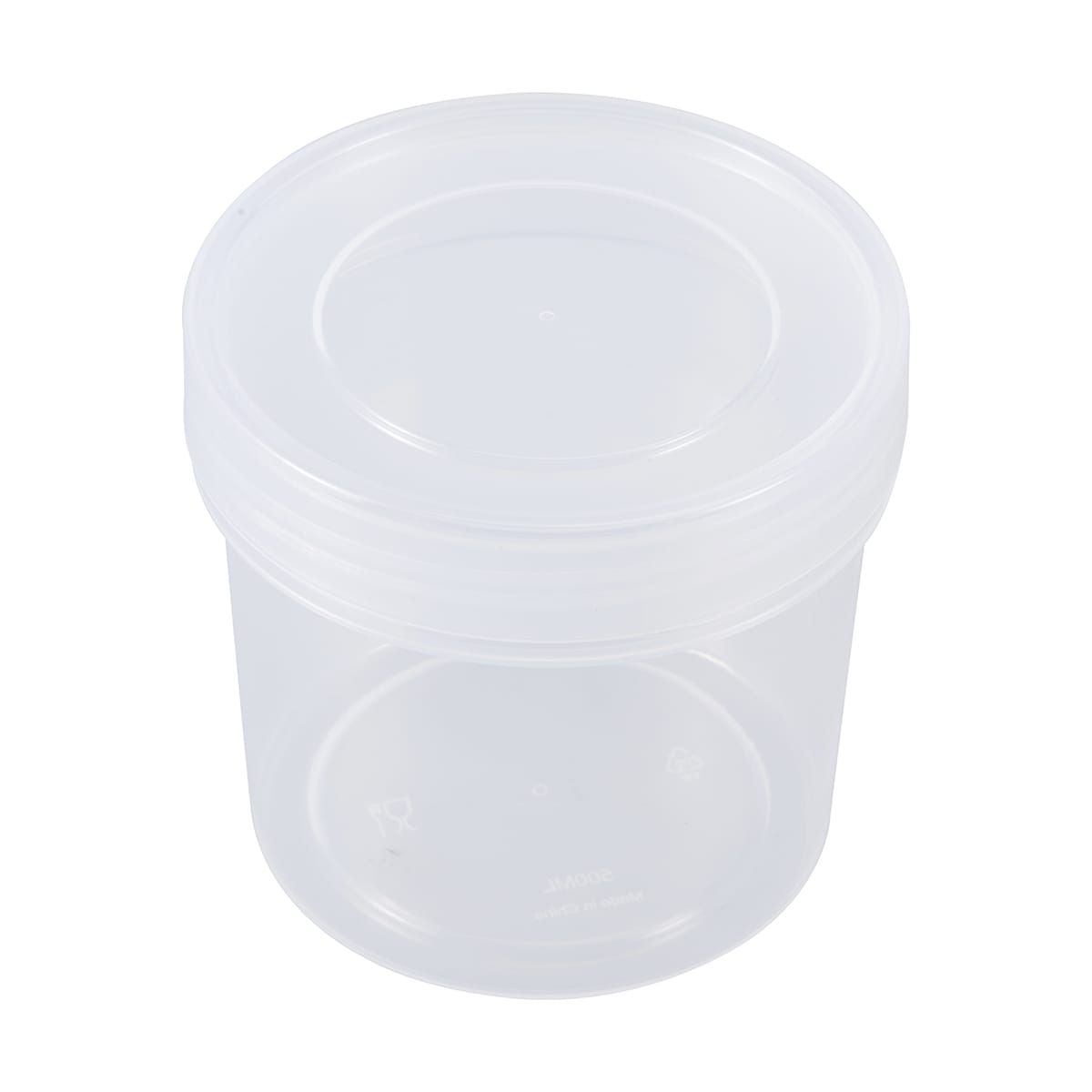3 Pack 500ml Round Food Containers