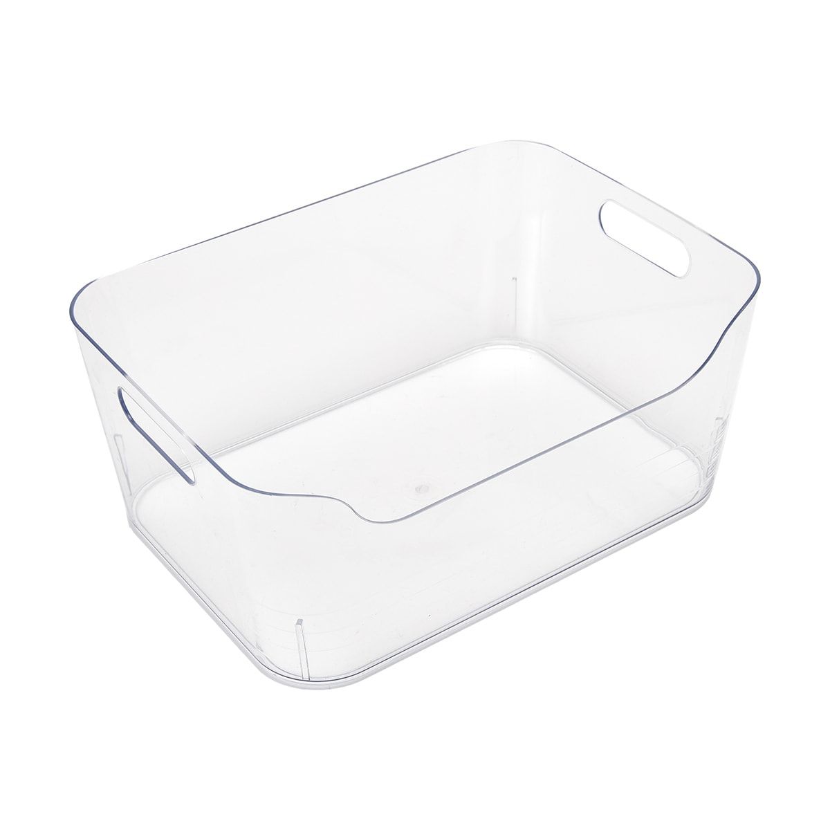 Medium Cut Out Edge Tub - Clear