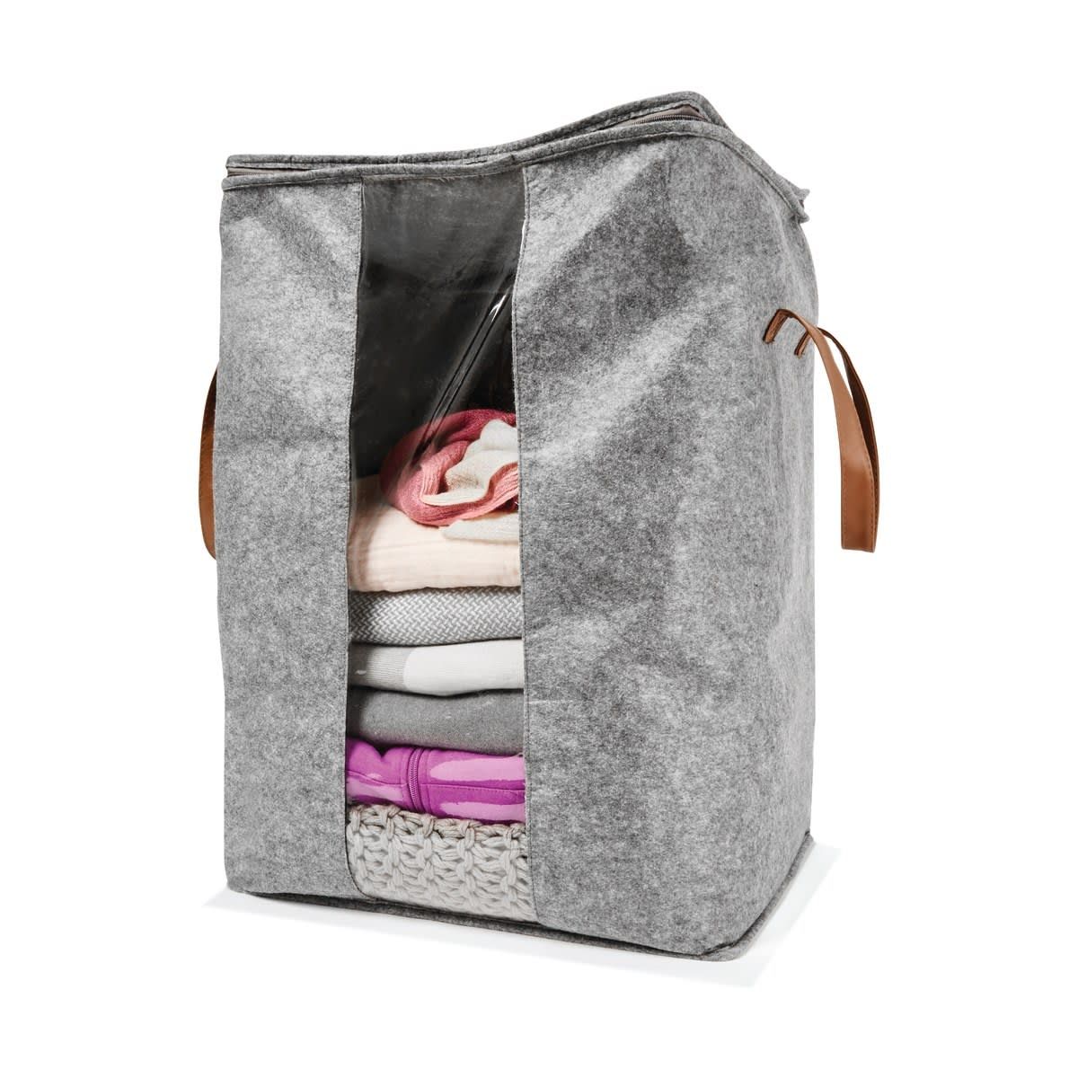 Large Felt Storage Bag with Window
