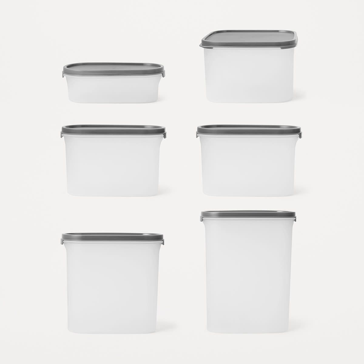 6 Piece Dry Food Storage Set