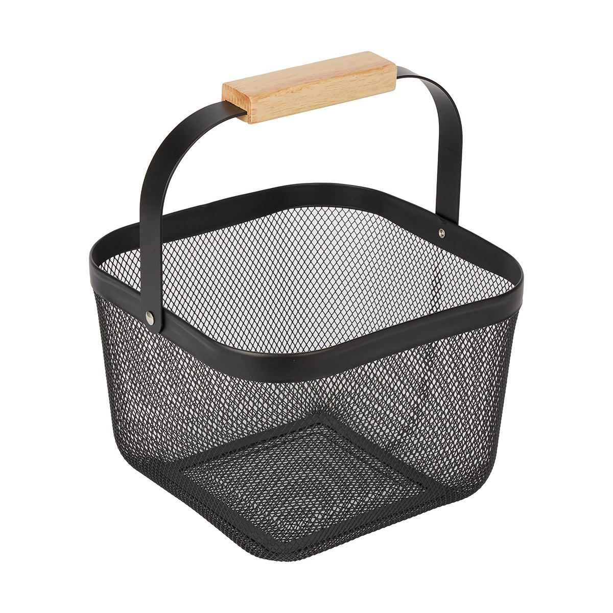 White Wire Mesh Basket