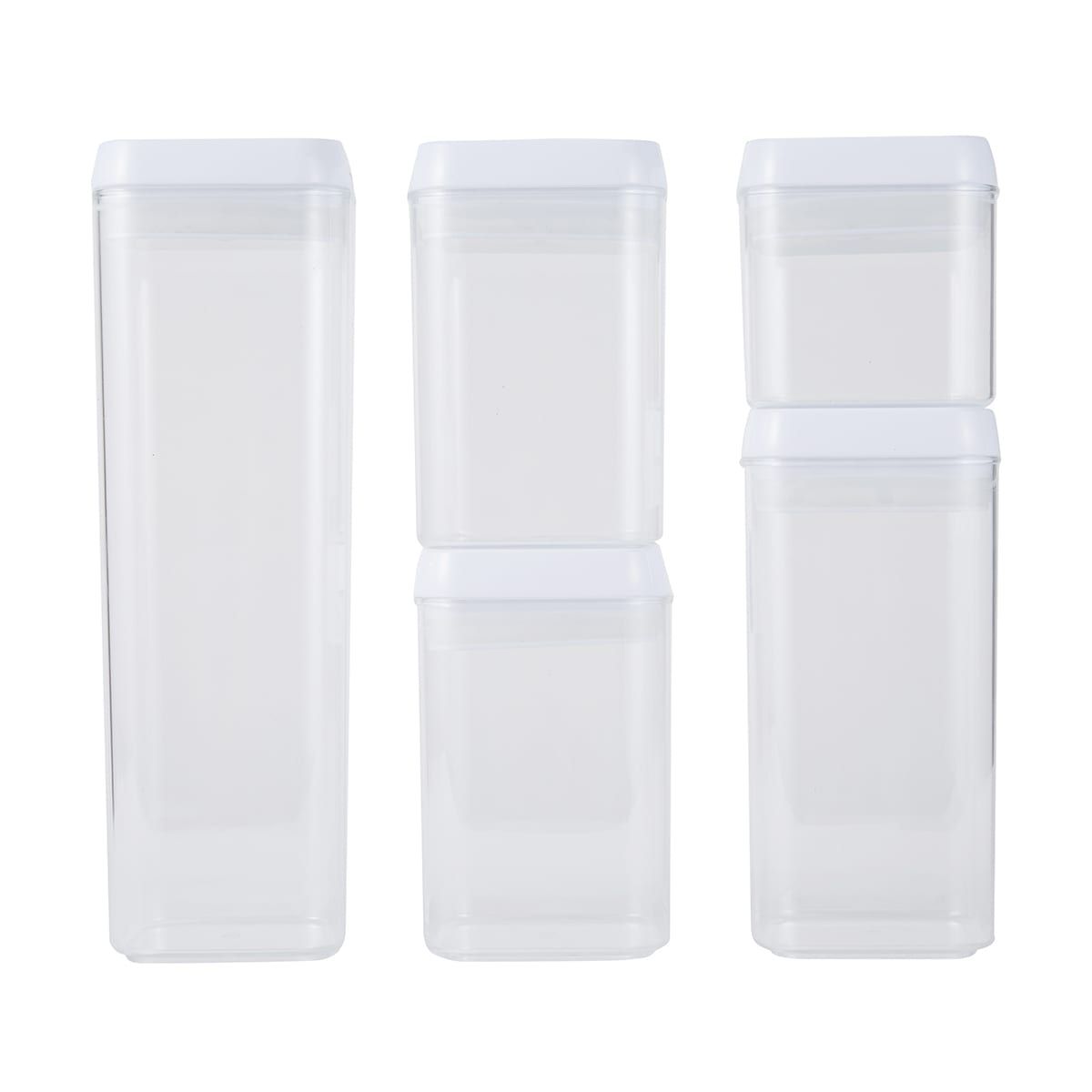5 Piece Flip Lock Food Storage Set