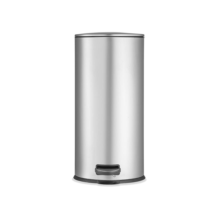 30L Brushed Stainless Steel Pedal Bin