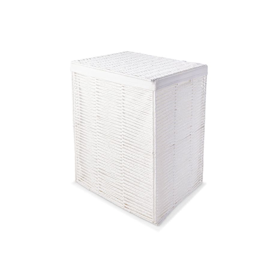 Paper Rope Laundry Hamper with Lid