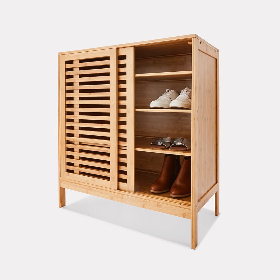 Bamboo Shoe Cabinet