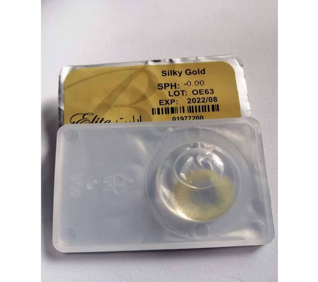 Bella Elite contact lens - silky gold