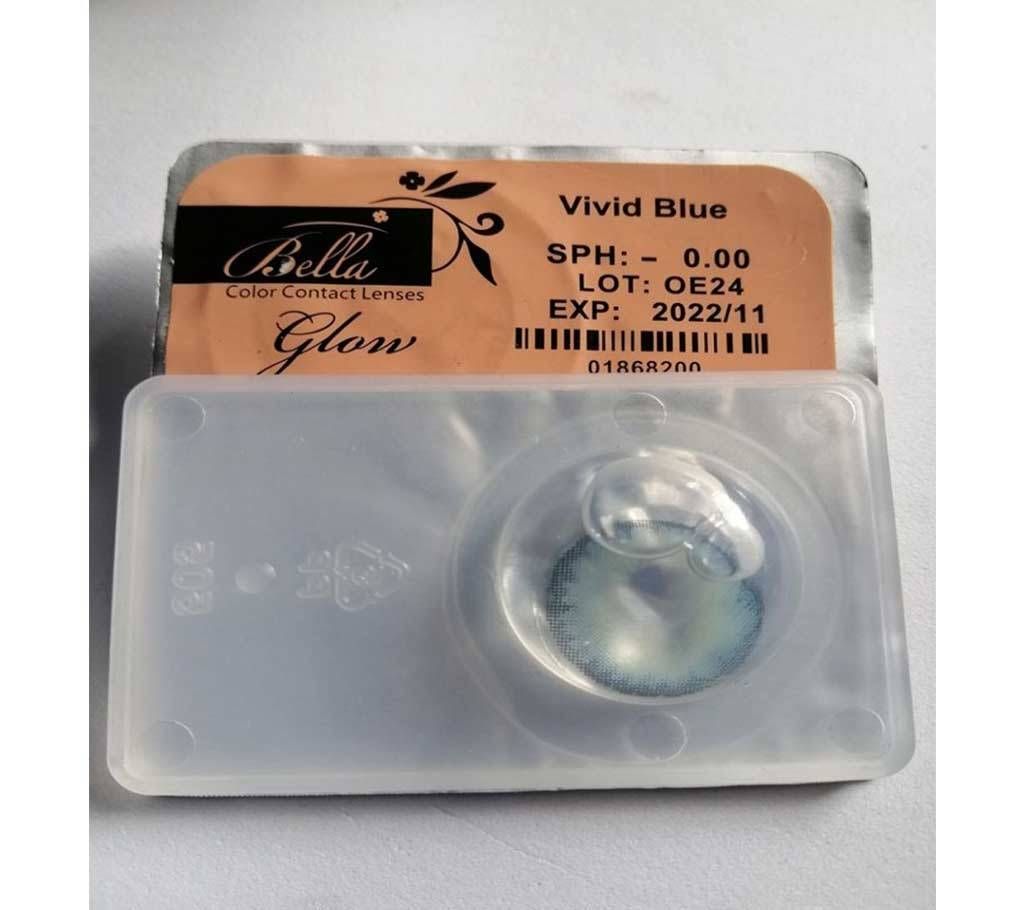 Bella Elite contact lens - vivid blue