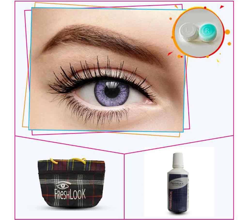 Purple Color Contact Lens From Fresh Look