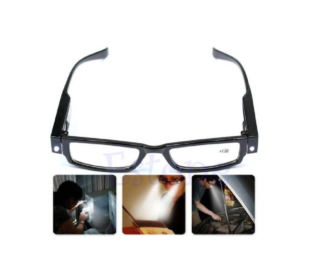 Multi Strength LED Reading Glasses Eyeglass Spectacle Diopter Magnifier Light UP F05