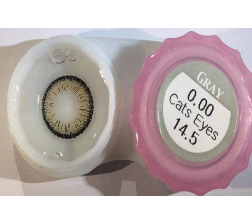 Angel Soft Contact Lens_Cats Eye Gray (With Power)
