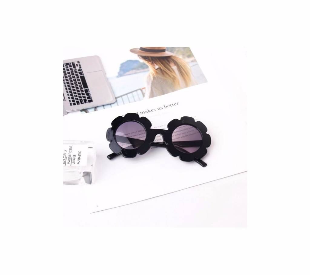 New Kids Round Flower Sunglasses For Girls Boys