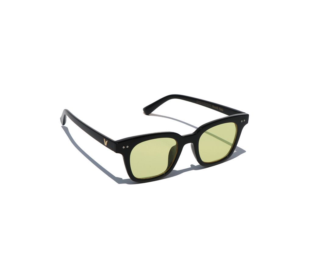 Black Frame Yellow Night Vision Sunglass For Men