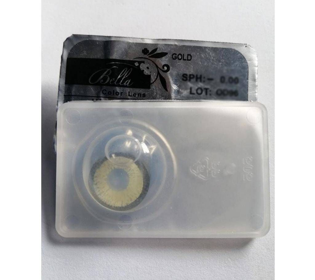 bella contact lens   - gold