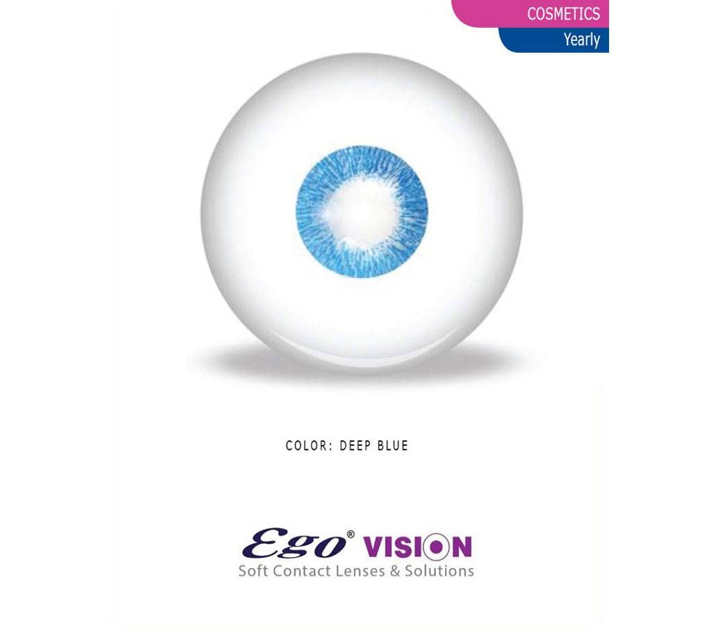 Ego Vision Soft Contact Lenses_Deep Blue
