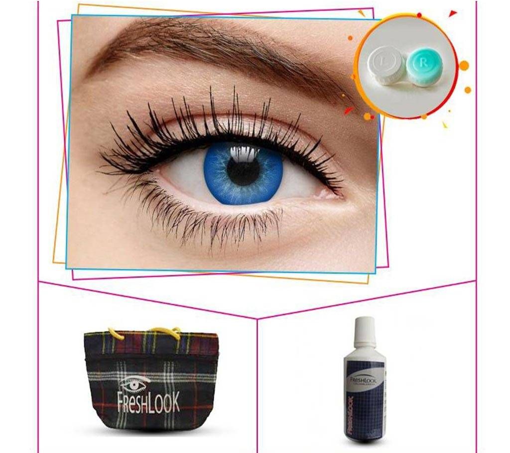 Blue 2 Tone Color Contact Lens