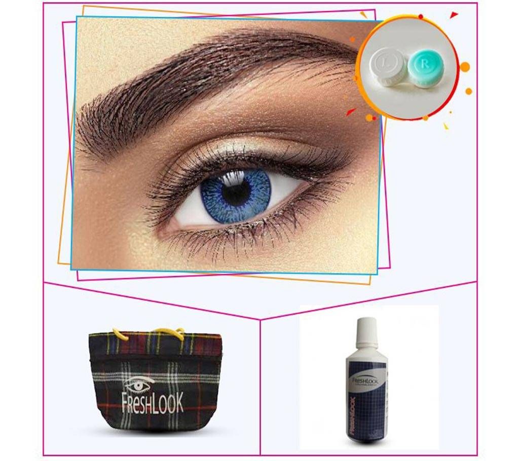 Blue 3 Tone Eye Contact Lens