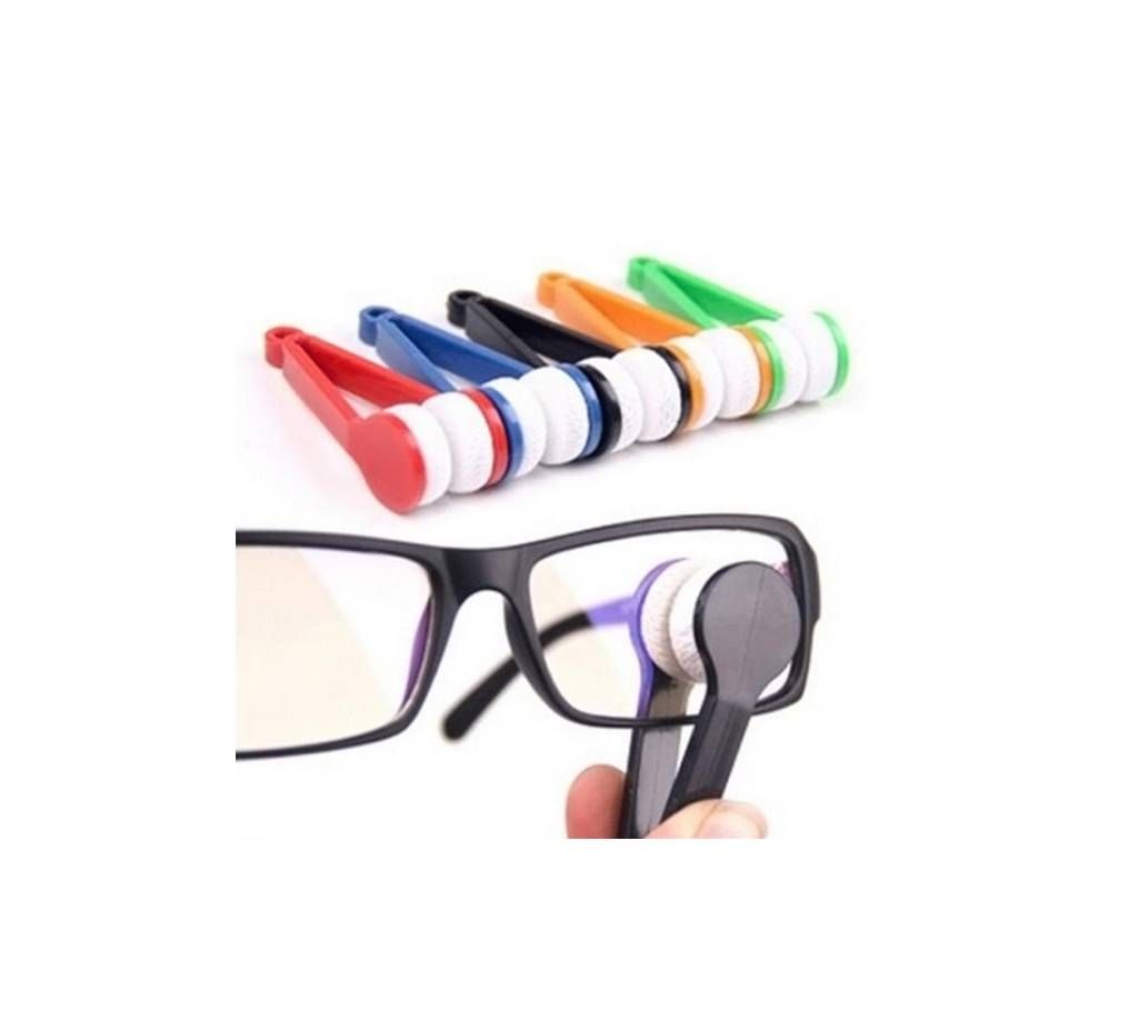 Two-side Sunglasses Brush Eyeglass Microfiber Spectacles Cleaner