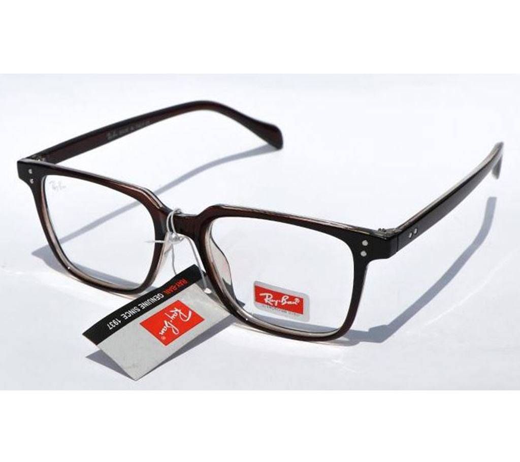 Brown Frame Casual Unisex Reading Eye Wear Glasses with Stylish Box