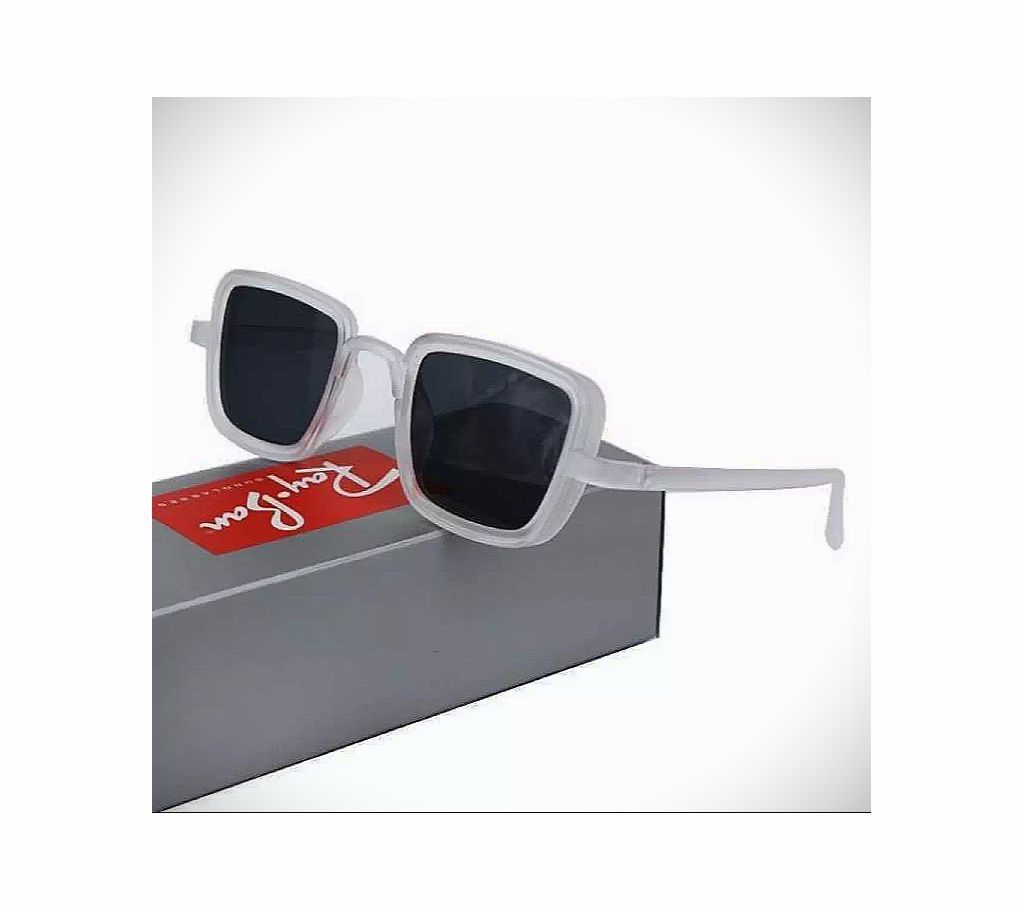 Kabir sing  white frame sunglass