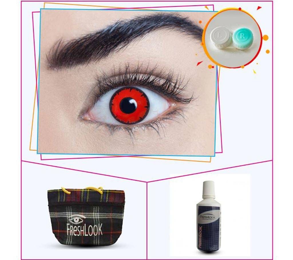 Fresh Look Contact Lens -Red