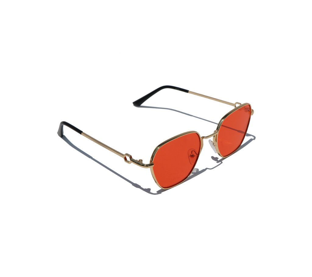 Red Small Square Sunglasses For Men