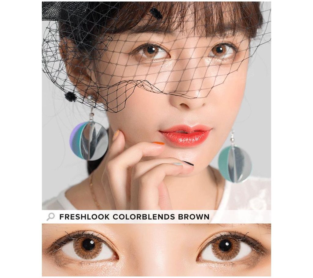 Freshlook contact lenses Brown