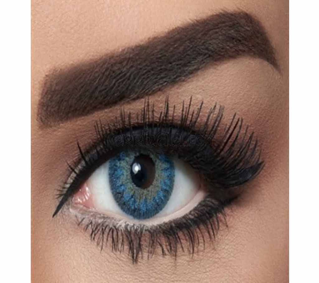 BELLA CONTACT LENSES NATURAL BLUE With Makeup box & Solution (Package)