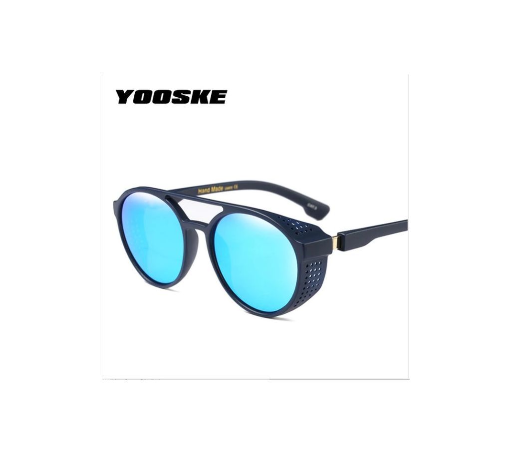 YOOSKE Vintage Steampunk Goggles Retro Steam Punk Sun glasses Shades Twin-Beams