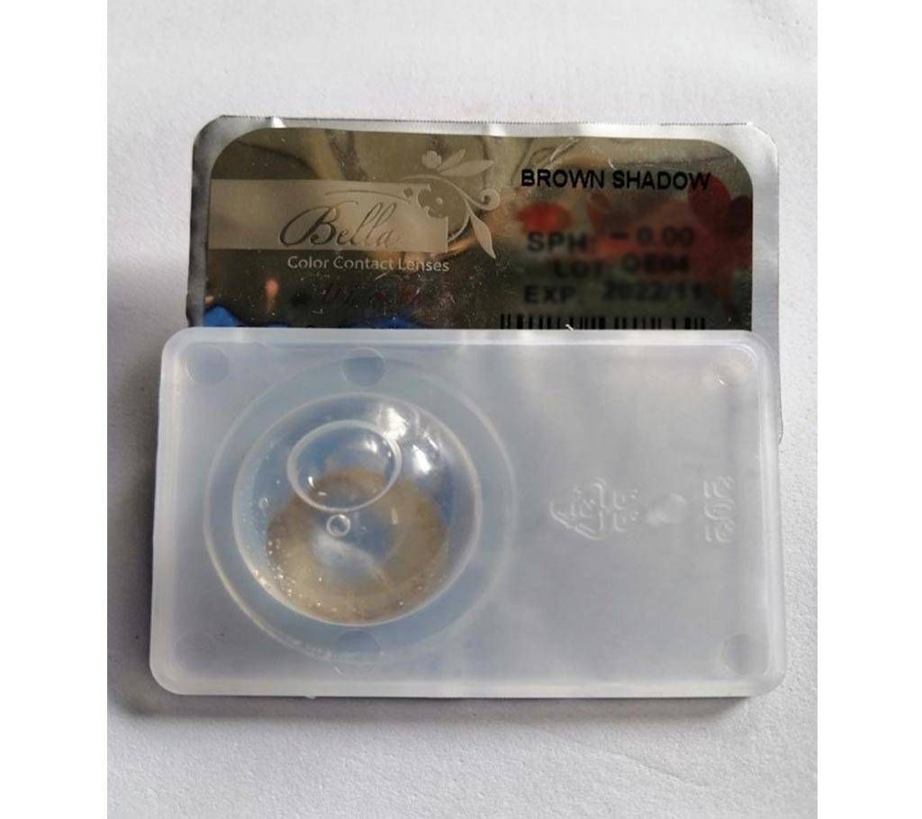bella contact lens  -brown shadow