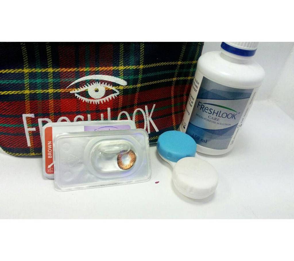Fresh look BROWN contact lenses