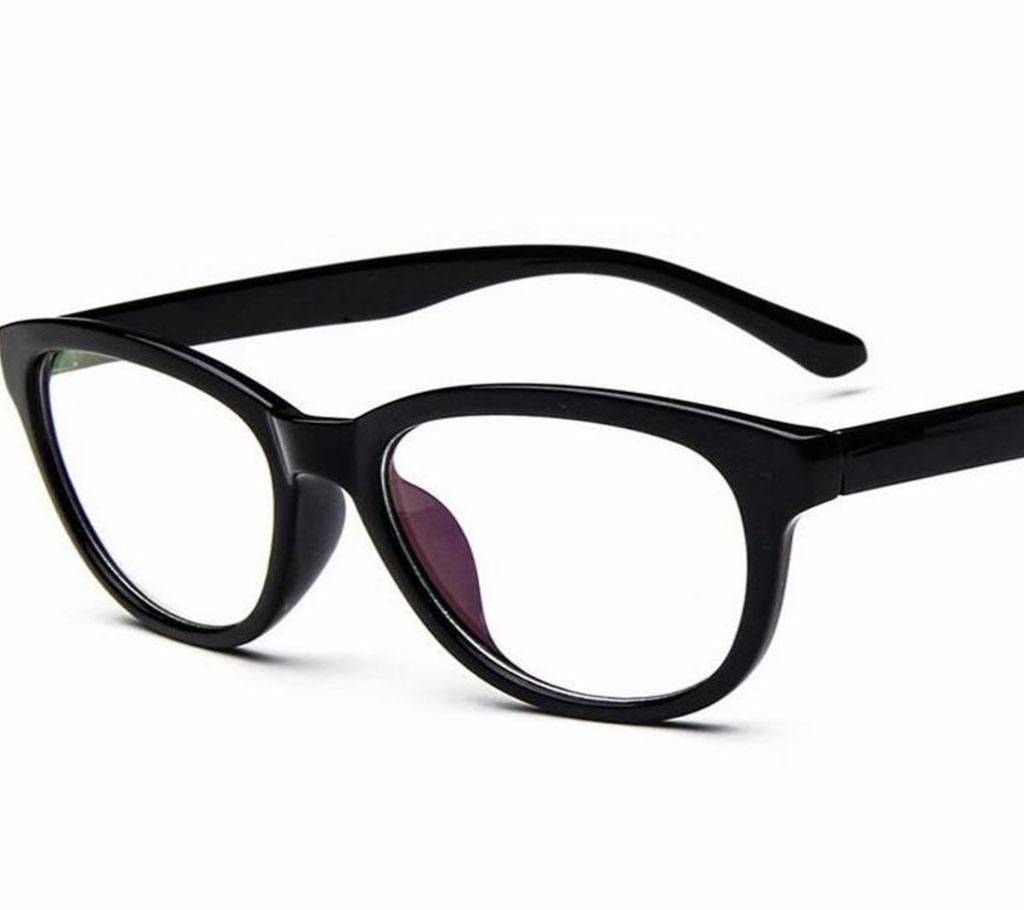 Retro Round Decorative Eyes Glasses Frame -1 power Added