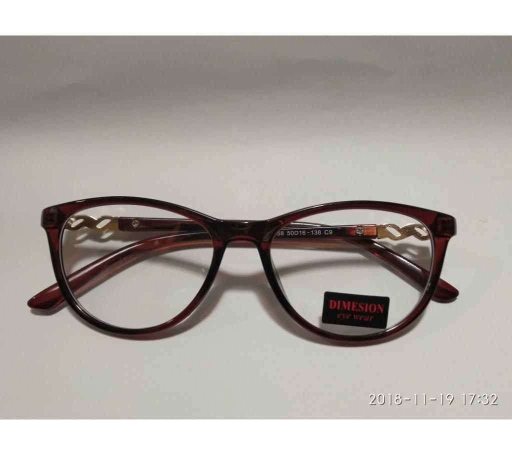 Ladies plastic frame 