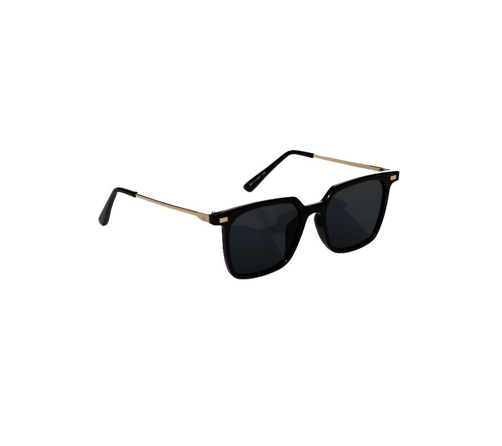 Black And Gold Steel Sunglasses for Men