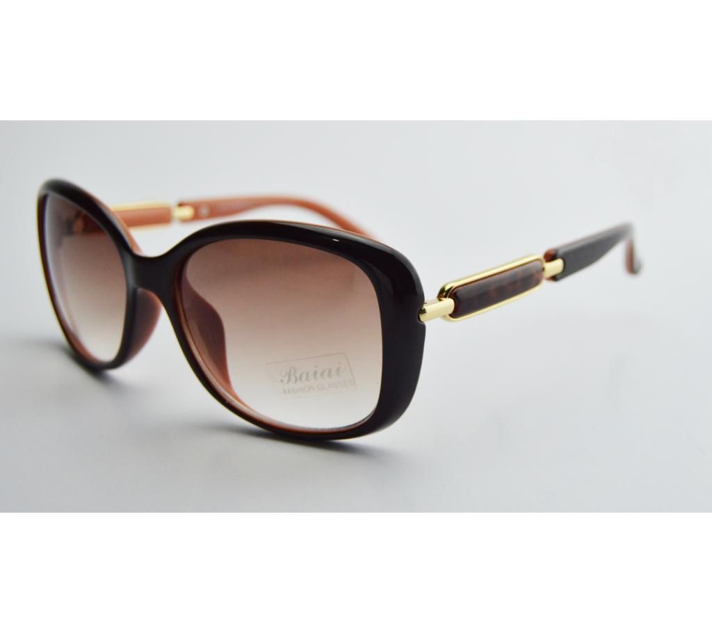 Brown shed sunglass