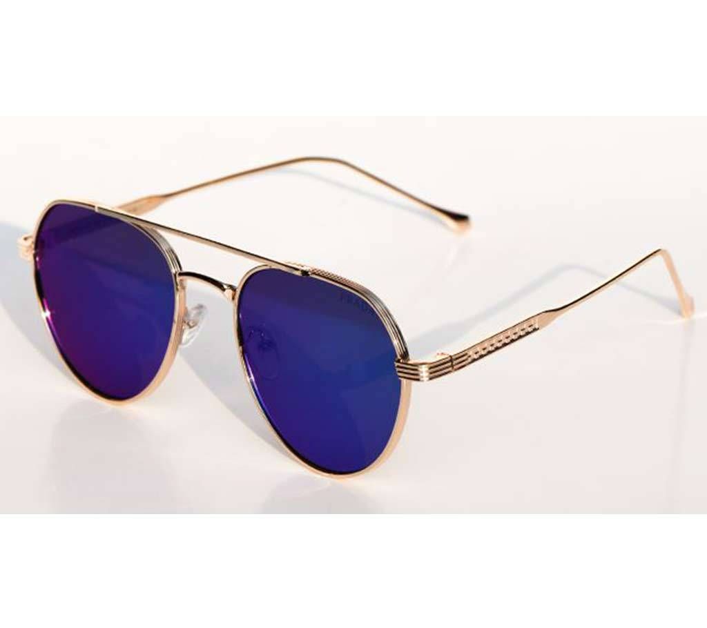 Gold Steel Sunglass For Men