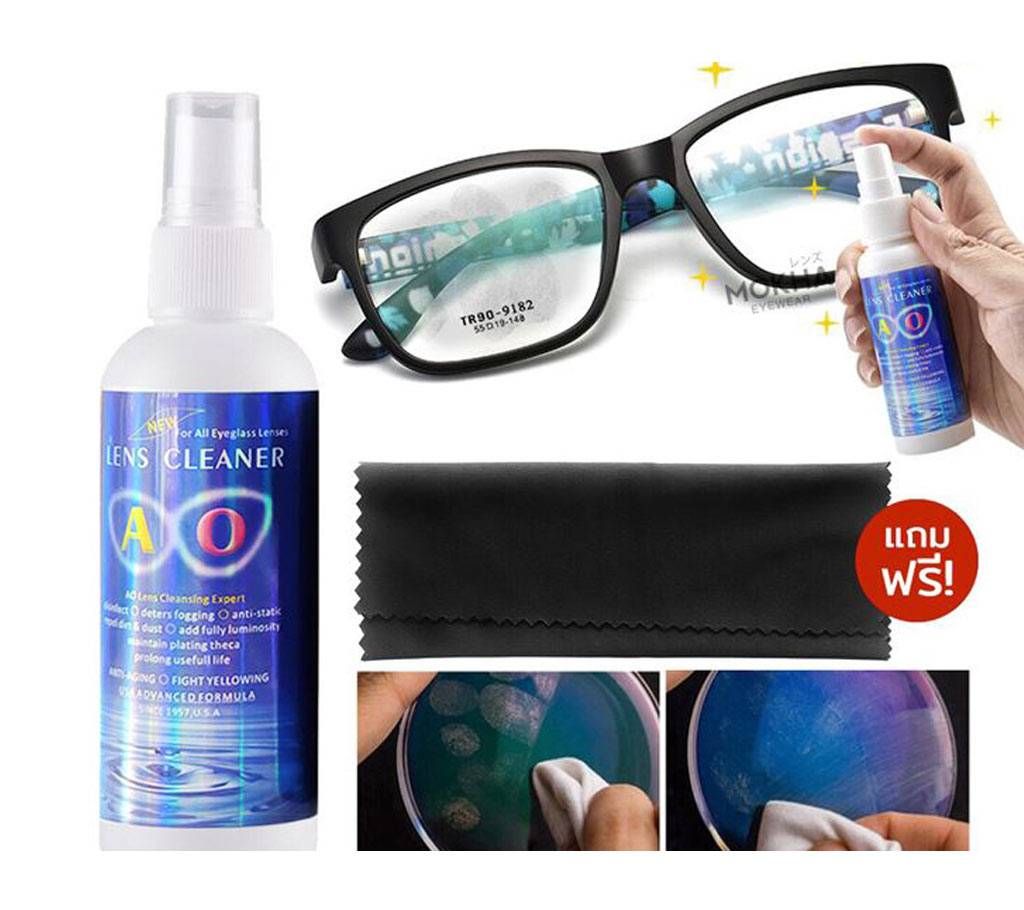 AO Eyewear Lens Cleaner-60m-USA