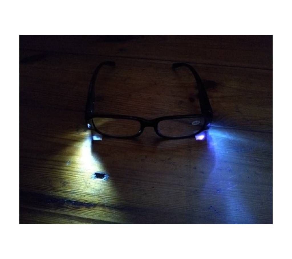 Unisex Adjustable Magnetic Magnet Therapy Health Protection Reading Glasses with illumination LED Light Money Detect