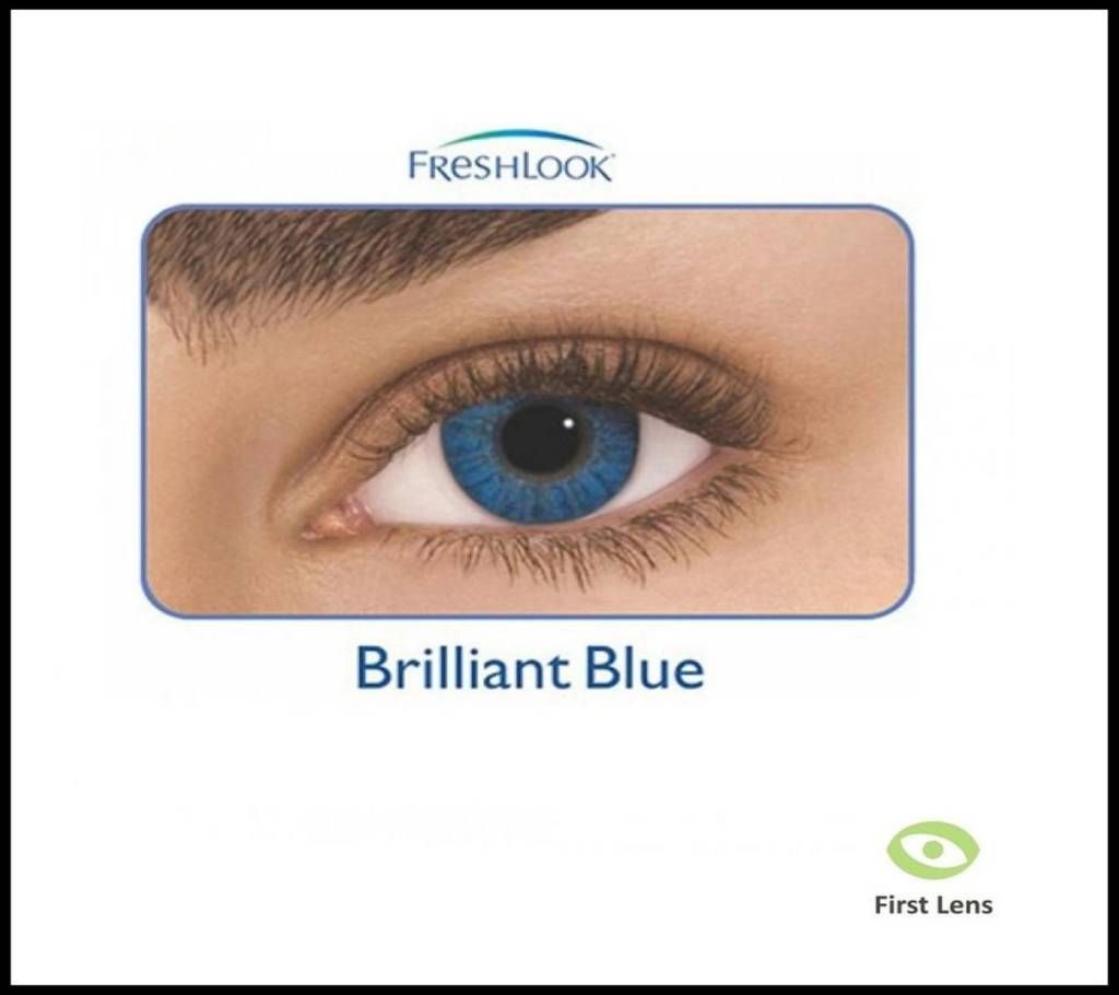 Freshlook power contact lanses Brilliant Blue