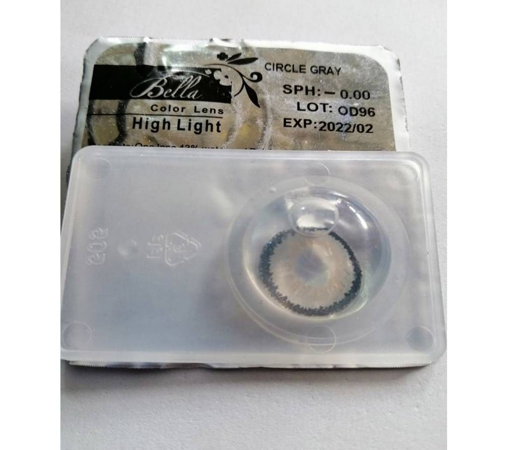 bella contact lens  -highlight circle gray