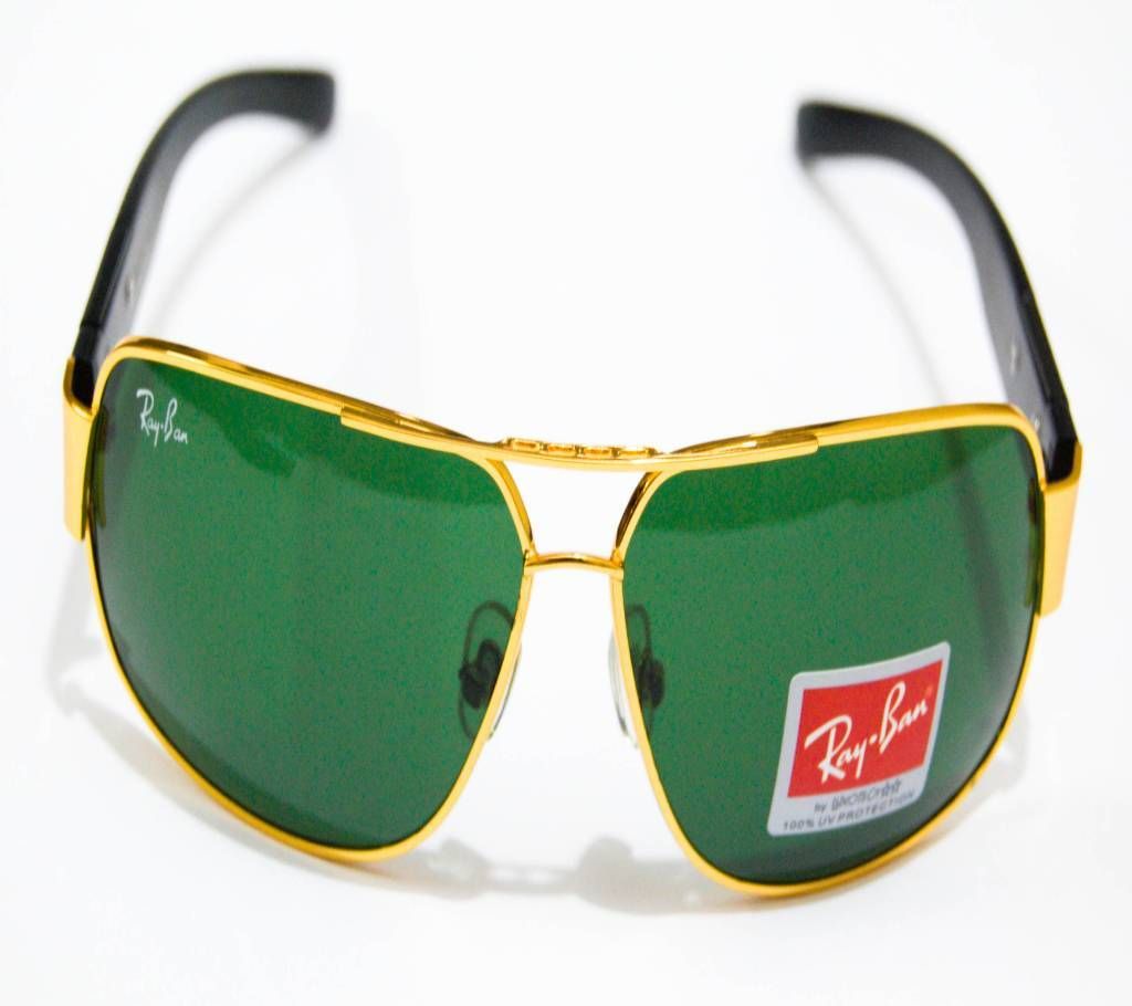 Ray.Ban Gold-Black Green (Copy) 