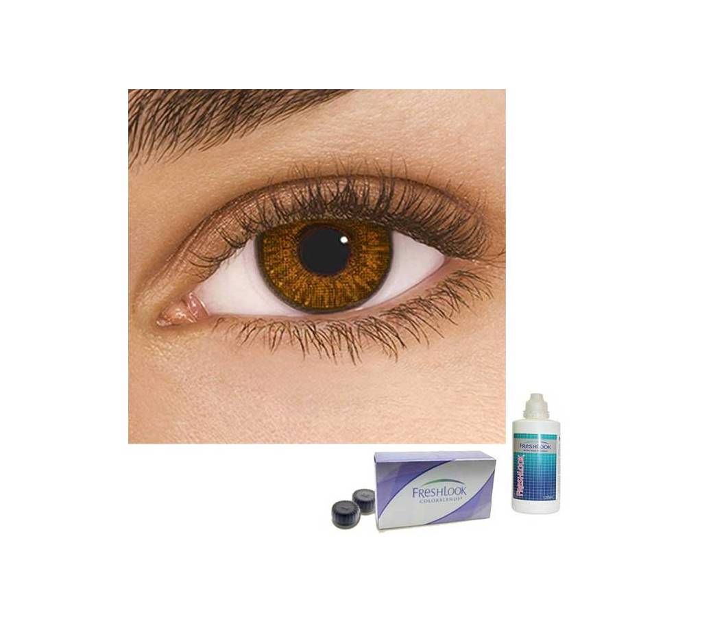freshlook brown lens