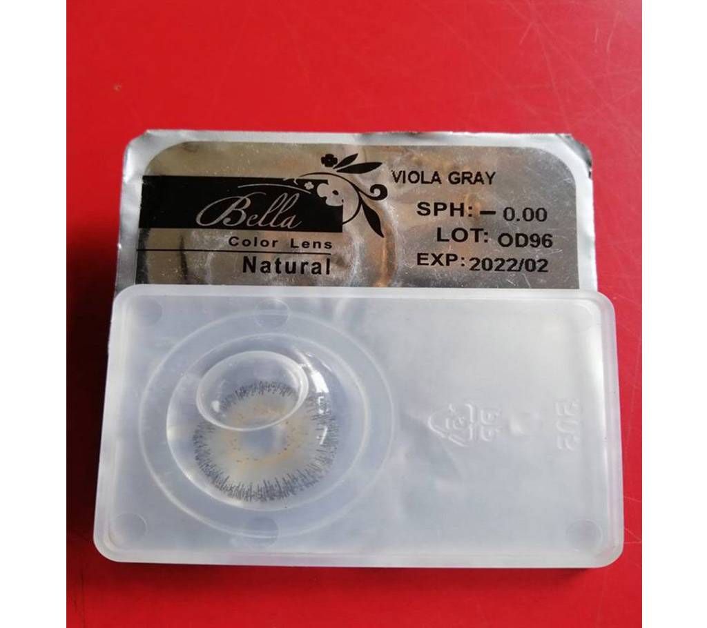 bella contact lens natural viola gray