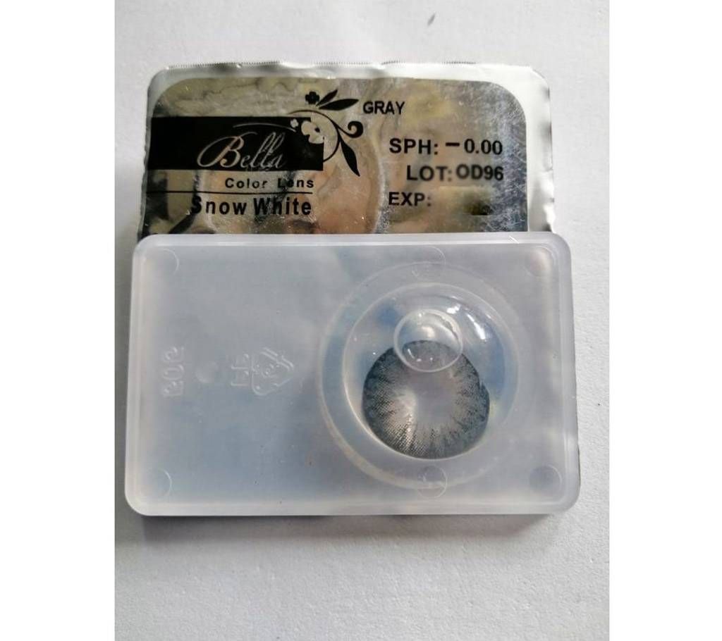 bella contact lens- snow white gray