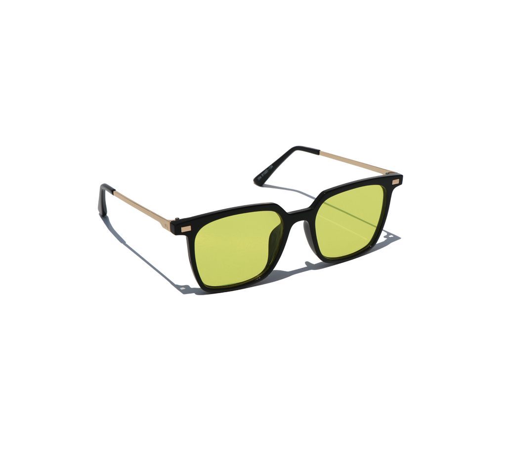 Yellow And Gold Sunglasses For Men
