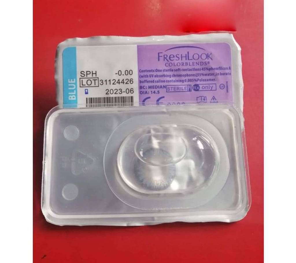 Fresh Look blue contact lens