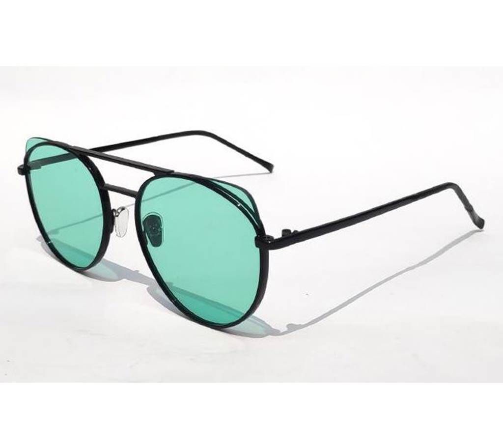 Catseye Street Beat Green Unisex Sunglasses with Stylish Box