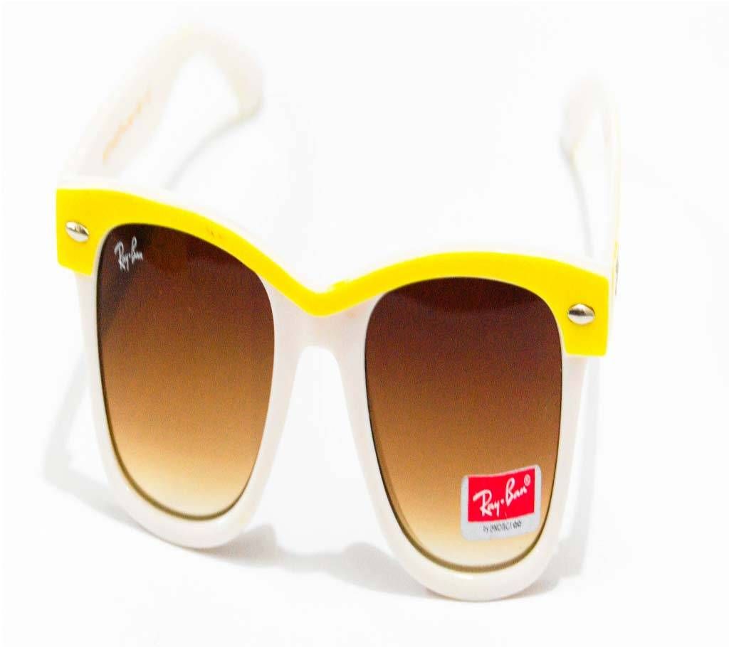 RayBan White-yellow Sunglass (Copy)