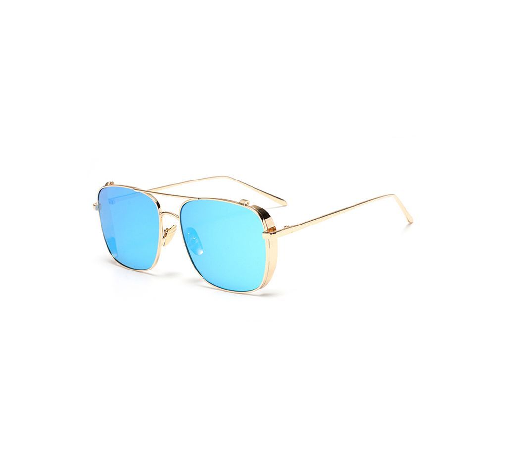 Classic Vintage Goggles Round Metal Frame Sunglasses For Men