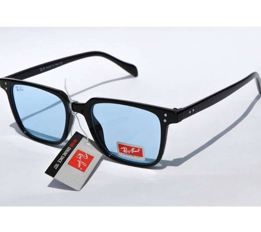 Black Frame Blue Lens Casual Unisex Sunglasses with Stylish Box (Copy) 